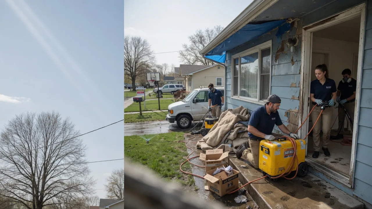 Basement Flood Cleanup in Protem, MO near me